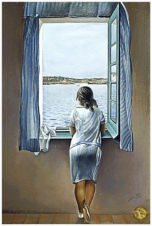 The Figure At The Window (1925) | Salvador Dali | Painting Art Print | Wall Frame