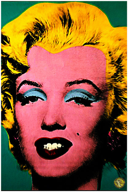 Turquoise Marilyn (1964) | Andy Warhol | Vintage Pop Art | Large Poster Print | Wall Frame