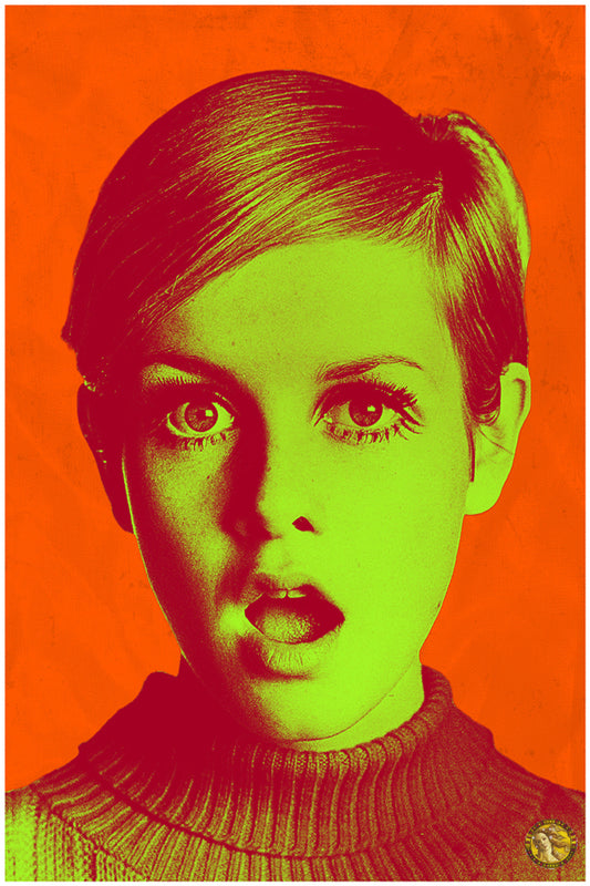 Twiggy | Fashion Icon (1966) | Vintage Hollywood Actress | Art Print | Wall Frame