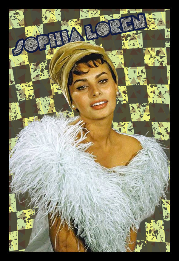 Sophia Loren | Vintage Hollywood Actress | Art Print | Wall Frame