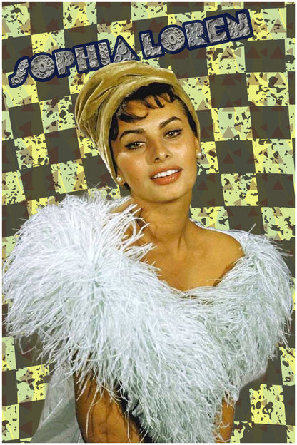 Sophia Loren | Vintage Hollywood Actress | Art Print | Wall Frame