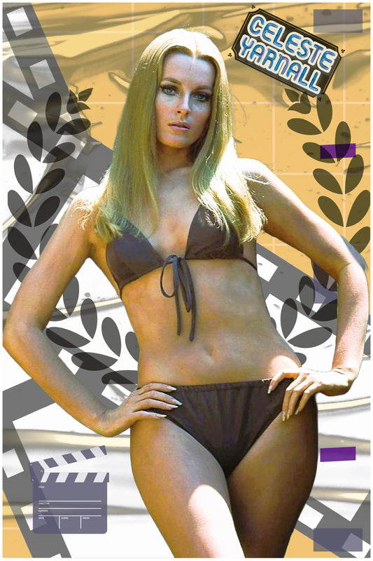 Celeste Yarnall | Vintage Hollywood Actress | Art Print | Wall Frame