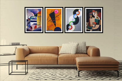 Endleaves of Art. Goût. Beauté. (1931) | Abstract Geometric Art Print | Wall Frame