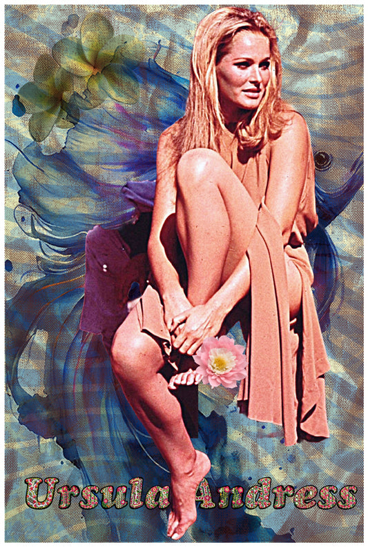 Ursula Andress | Vintage Hollywood Actress | Art Print | Wall Frame