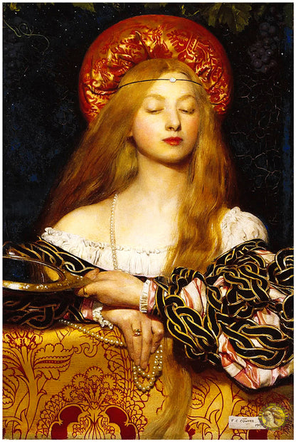 Vanity (1907) | Frank Cadogan Cowper | Painting Art Print | Wall Frame