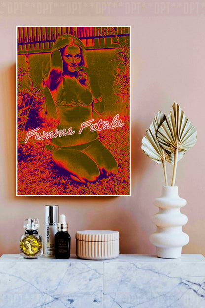 Barbara Bouchet | Femme Fetale (1960s) | Vintage Hollywood Actress | Art Print | Wall Frame