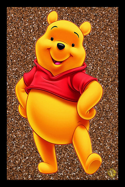 Winnie The Pooh | Classic Cartoon Poster | Art Print | Wall Frame