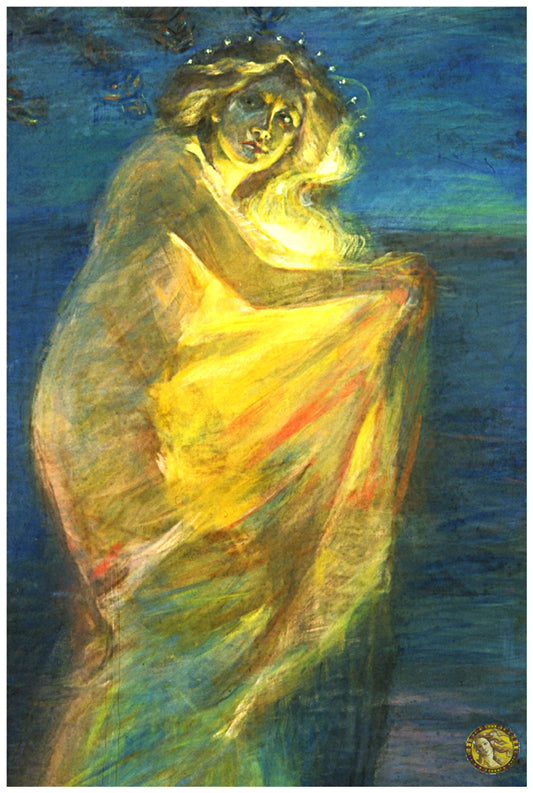 Woman Clothed With The Sun (1905) | Alice Pike Barney | Painting Art Print | Wall Frame