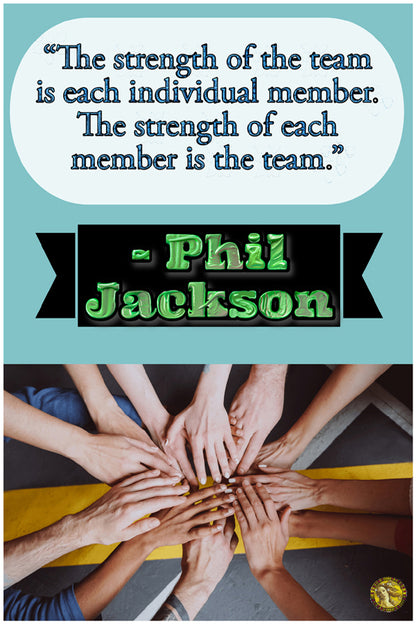 Phil Jackson | Motivational Quote | Office Poster | Wall Frame