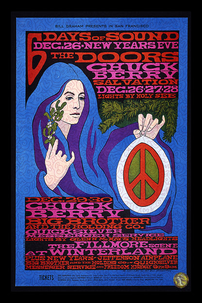 The Doors | Winterland (1967) | Vintage Concert Poster | Art Print | Wall Frame