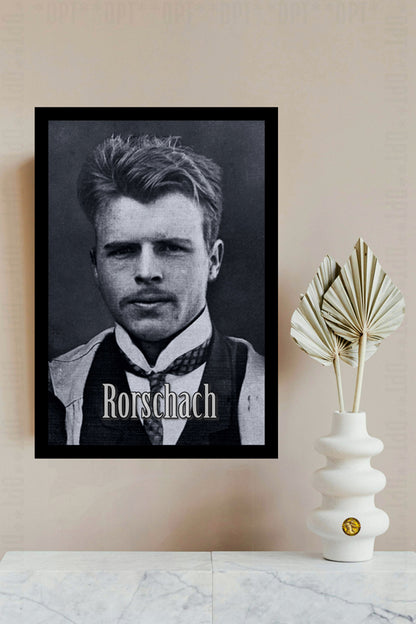 Hermann Rorschach | Vintage Famous Personalities | Large Poster Art Print | Wall Frame