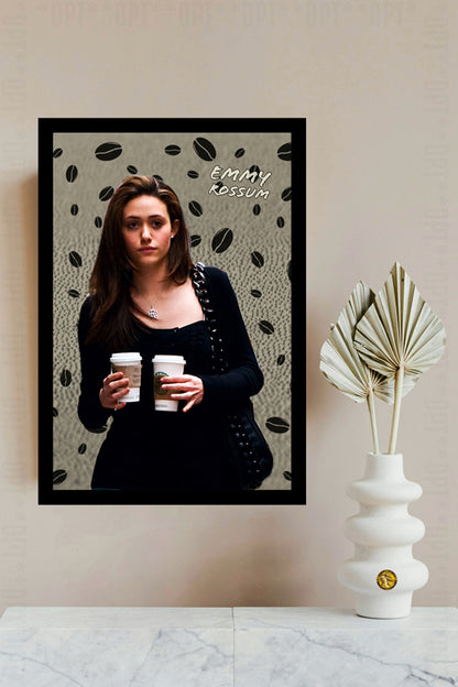 Emmy Rossum | Vintage Hollywood Actress | Art Print | Wall Frame