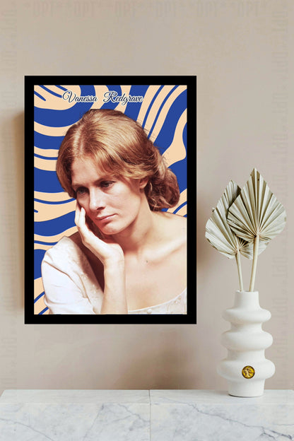 Vanessa Redgrave | Vintage Hollywood Actress | Art Print | Wall Frame