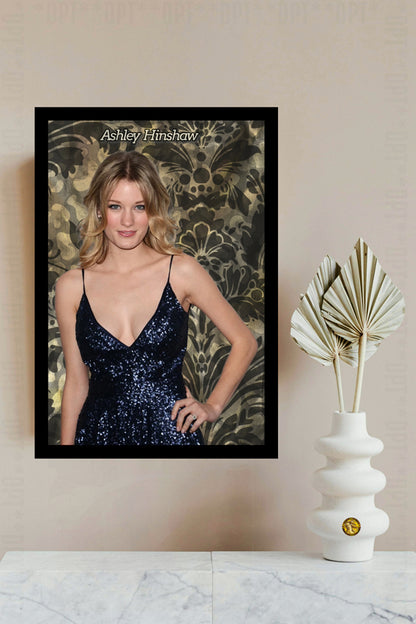 Ashley  Hinshaw | Vintage Hollywood Actress | Art Print | Wall Frame