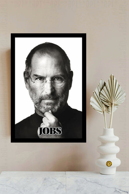 Steve Jobs | Vintage Famous Personalities | Large Poster Art Print | Wall Frame