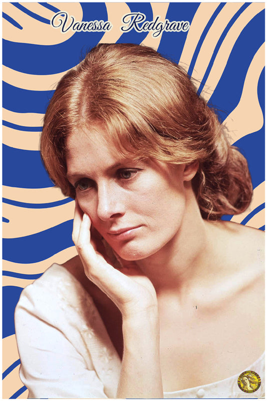 Vanessa Redgrave | Vintage Hollywood Actress | Art Print | Wall Frame