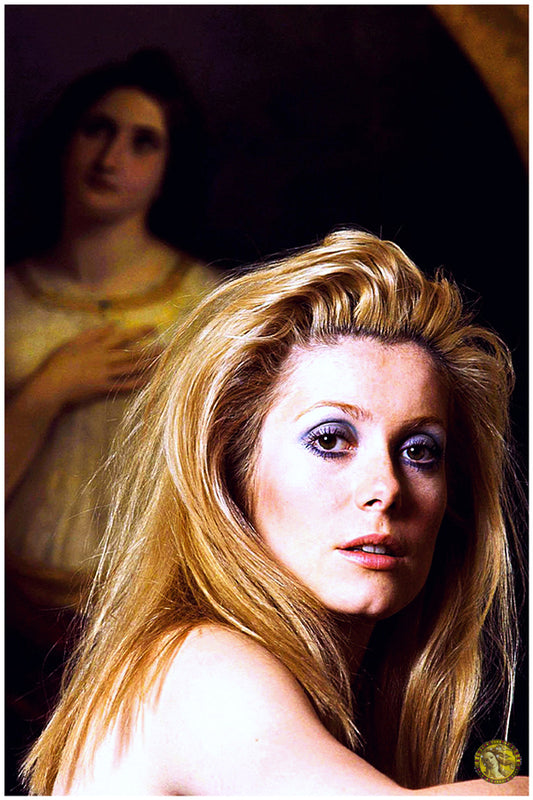 Catherine Deneuve (1968) | Vintage Fashion Art Print | Wall Frame