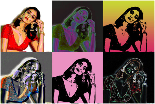 Ileana D'Cruz | Bollywood Actress | Pop Artwork | Art Print | Wall Frame