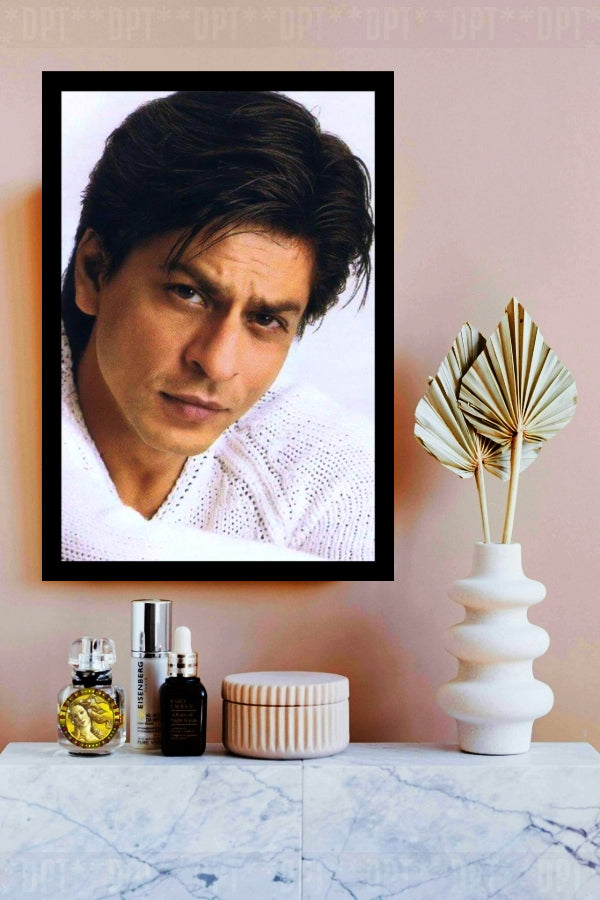 Shah Rukh Khan | Vintage Bollywood Actor | Large Art Print | Wall Frame