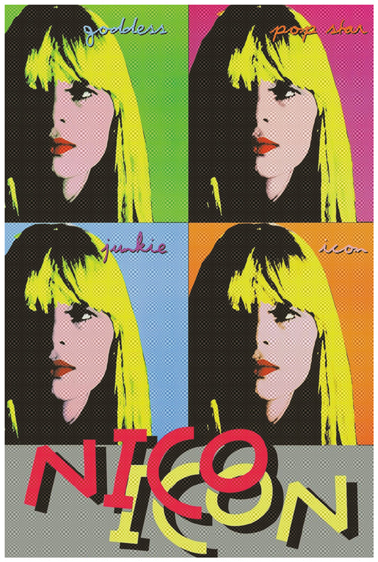 Nico | 1960s Rock Star| Pop Artwork | Art Print | Wall Frame